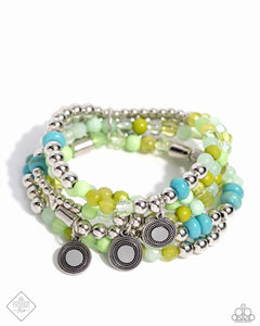 Poignant Pairing - green - Paparazzi bracelet